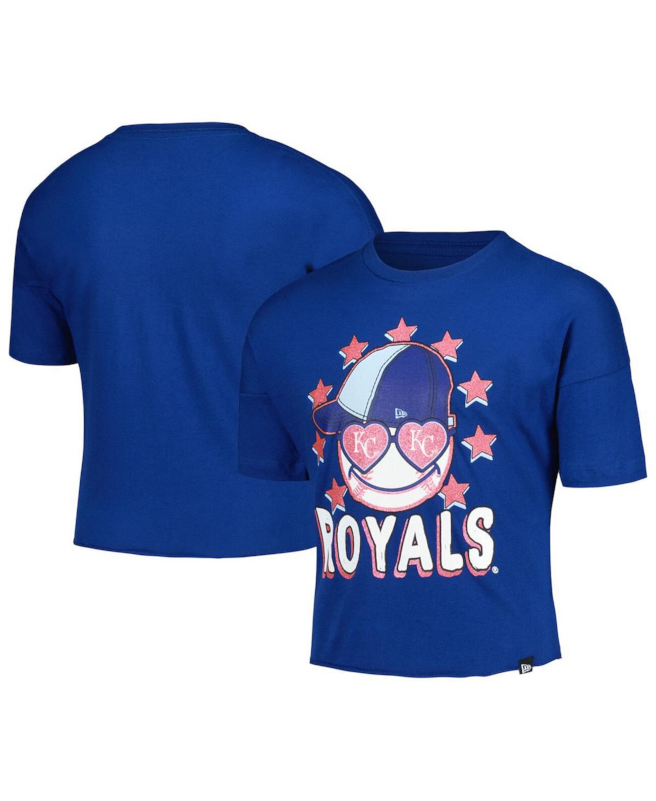 Толстовка New Era Для девочек Royal Kansas City Royals Team Half Sleeve T-shirt New Era