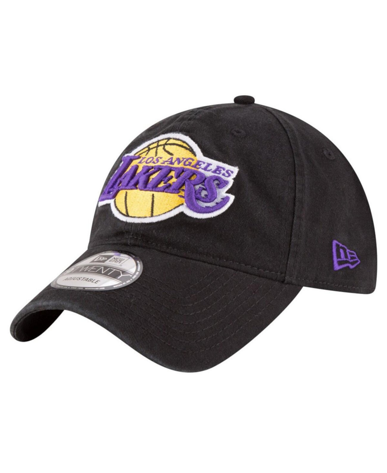 Мужская черная регулируемая кепка Los Angeles Lakers Team 2.0 9TWENTY New Era