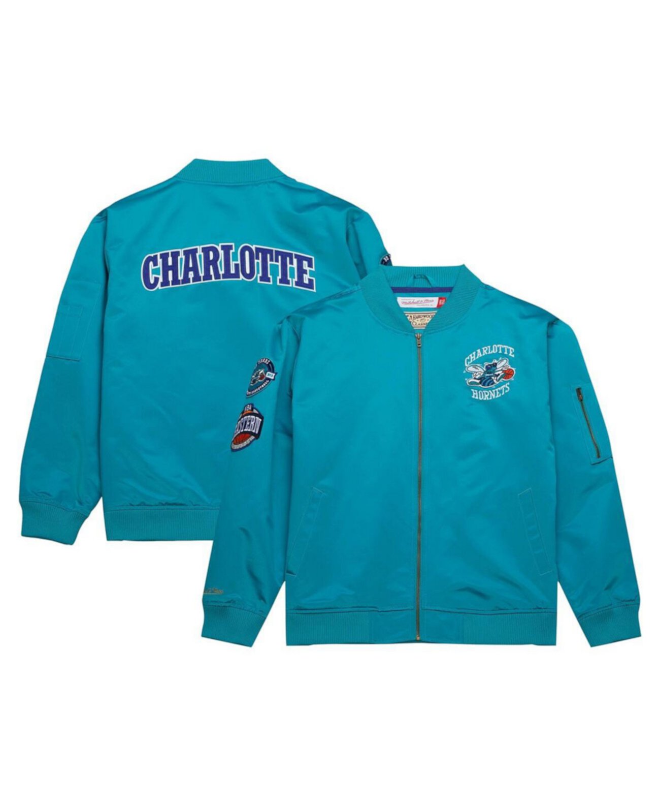 Мужская Куртка Mitchell & Ness Charlotte Hornets Vintage Full-Zip Mitchell & Ness