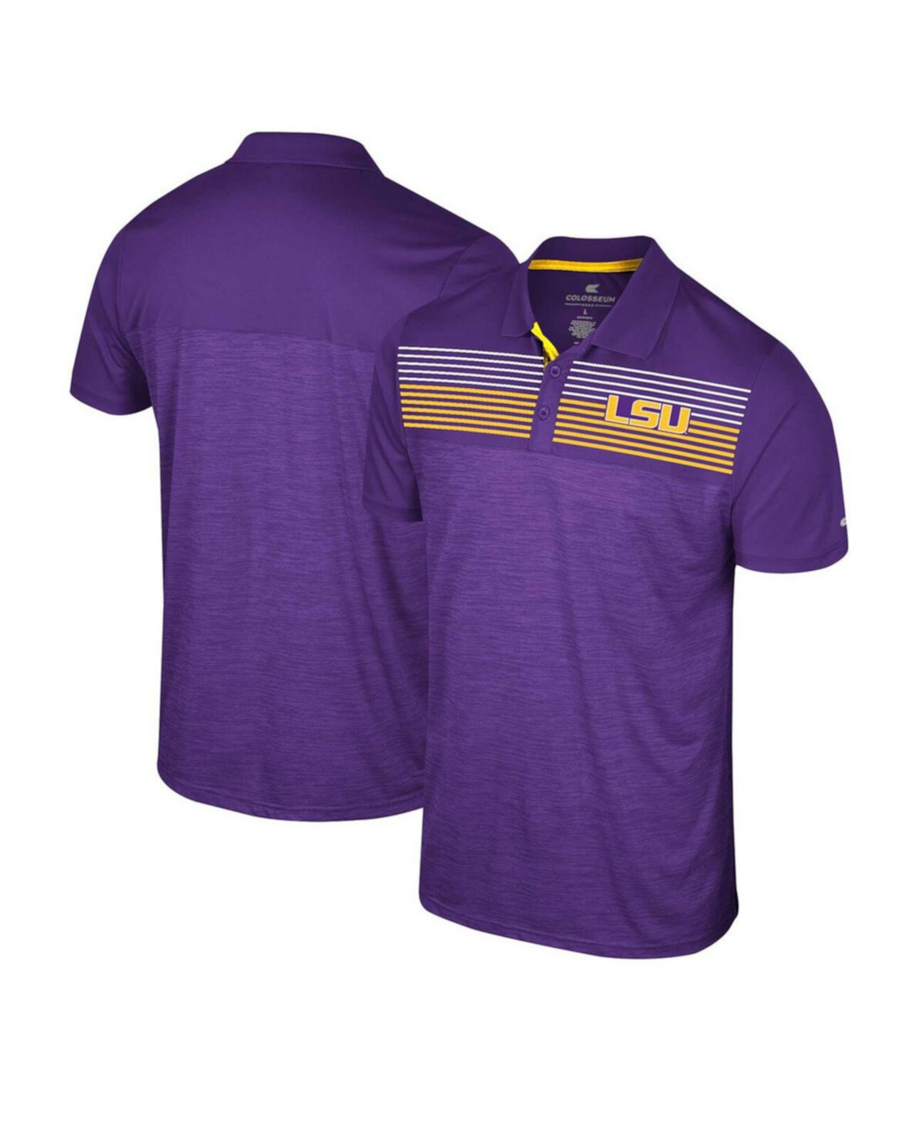Мужская фиолетовая рубашка-поло LSU Tigers Langmore Colosseum
