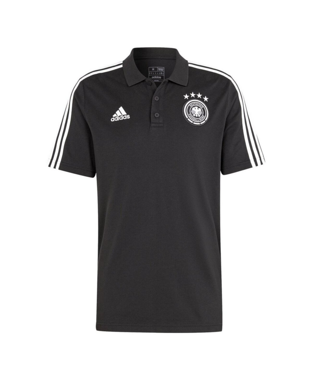 Мужская черная рубашка-поло сборной Германии DNA AEROREADY® Adidas