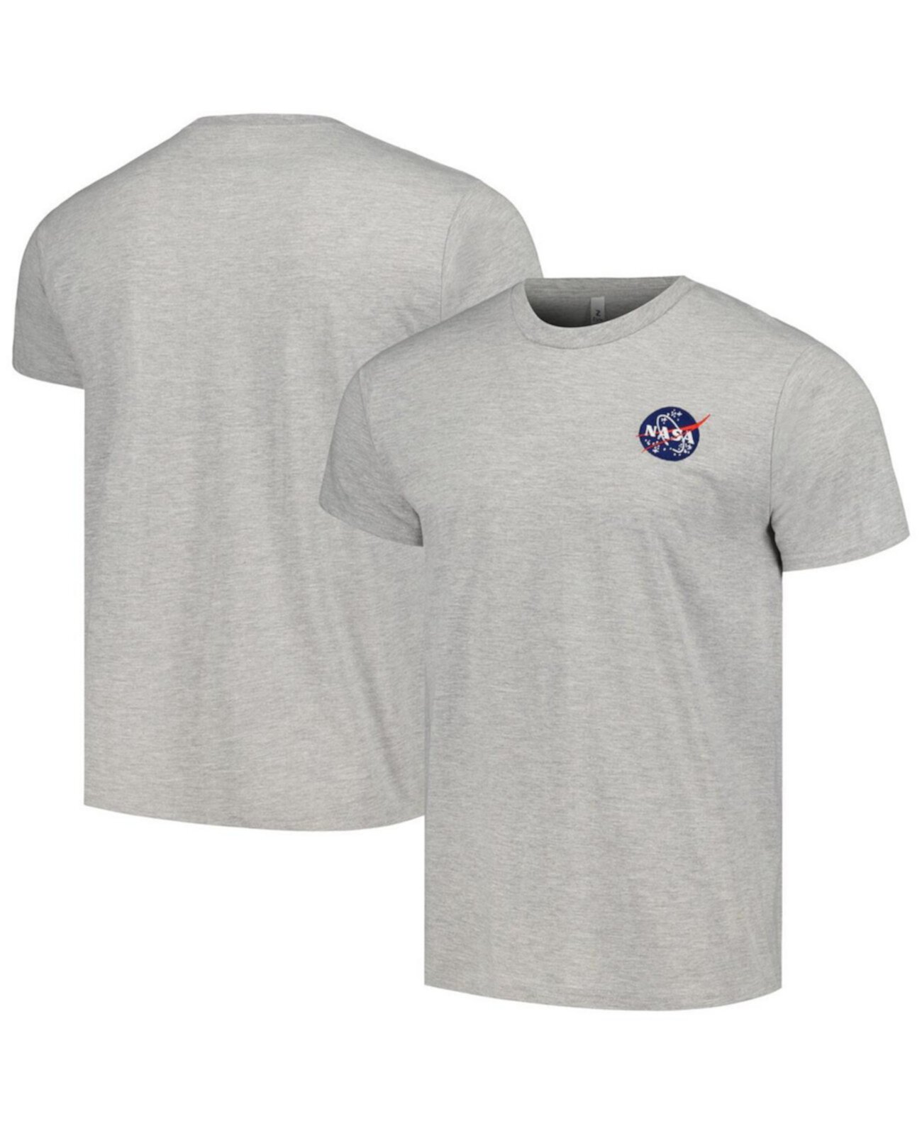 Мужская и женская футболка NASA Heather Grey Mad Engine