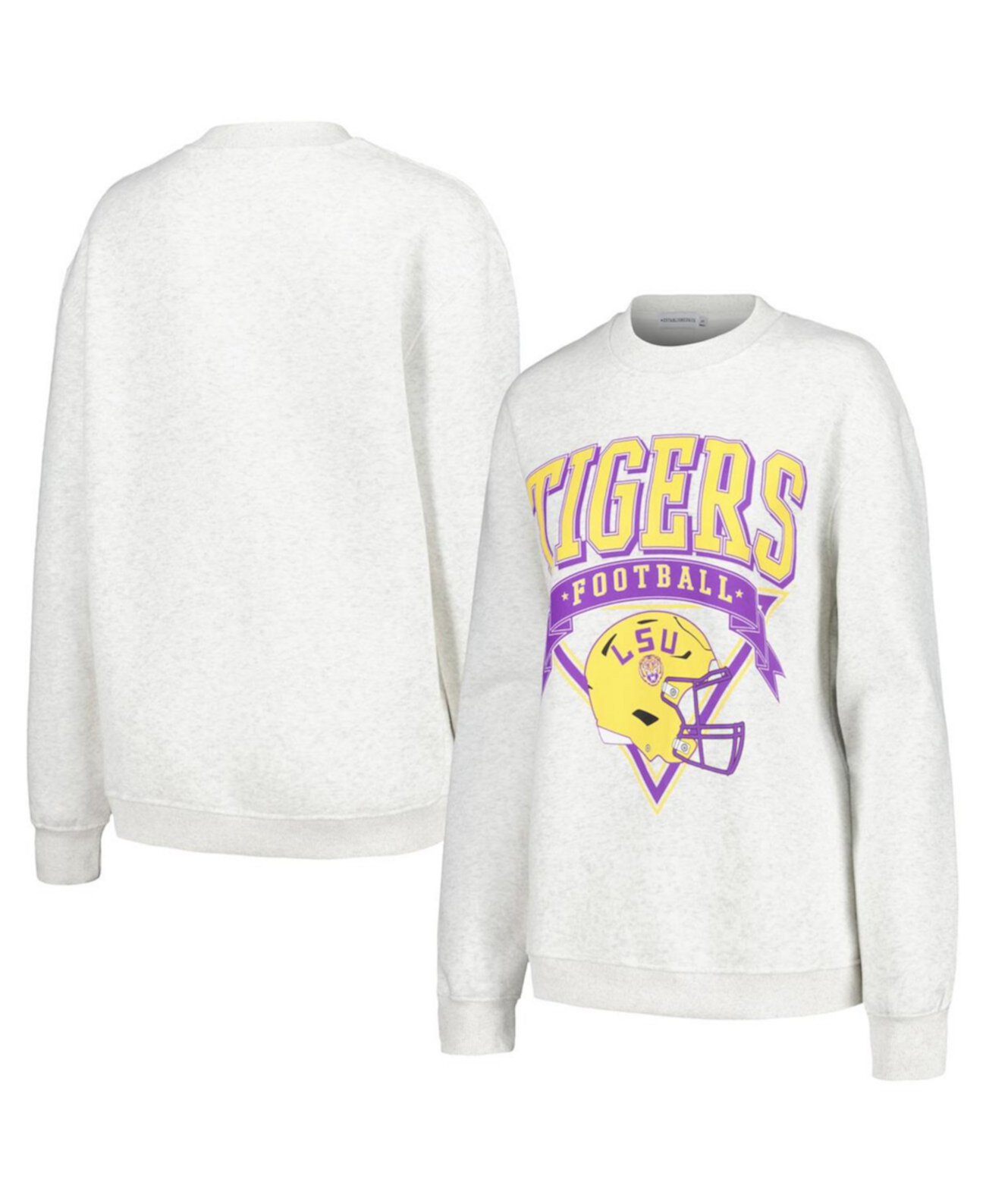Женский пуловер с логотипом Ash LSU Tigers Established & Co.