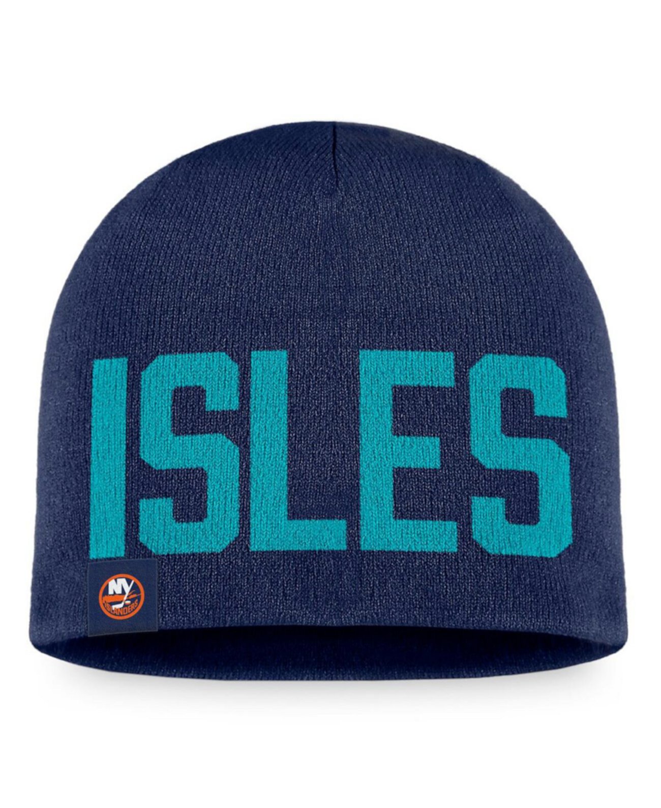 Мужская темно-синяя вязаная шапка New York Islanders 2024 NHL Stadium Series Fanatics