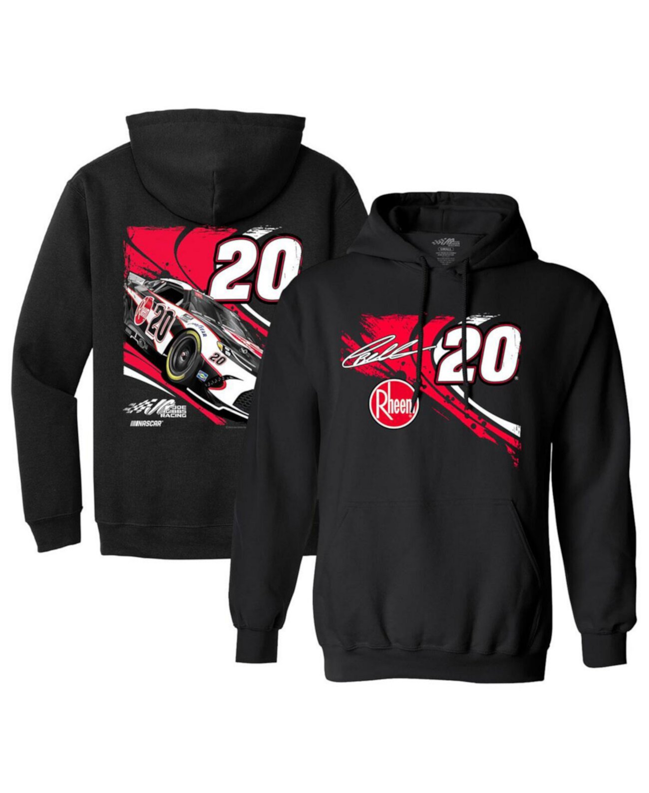 Мужской Пуловер Joe Gibbs Racing Team Collection Christopher Bell Rheem Car Joe Gibbs Racing Team Collection