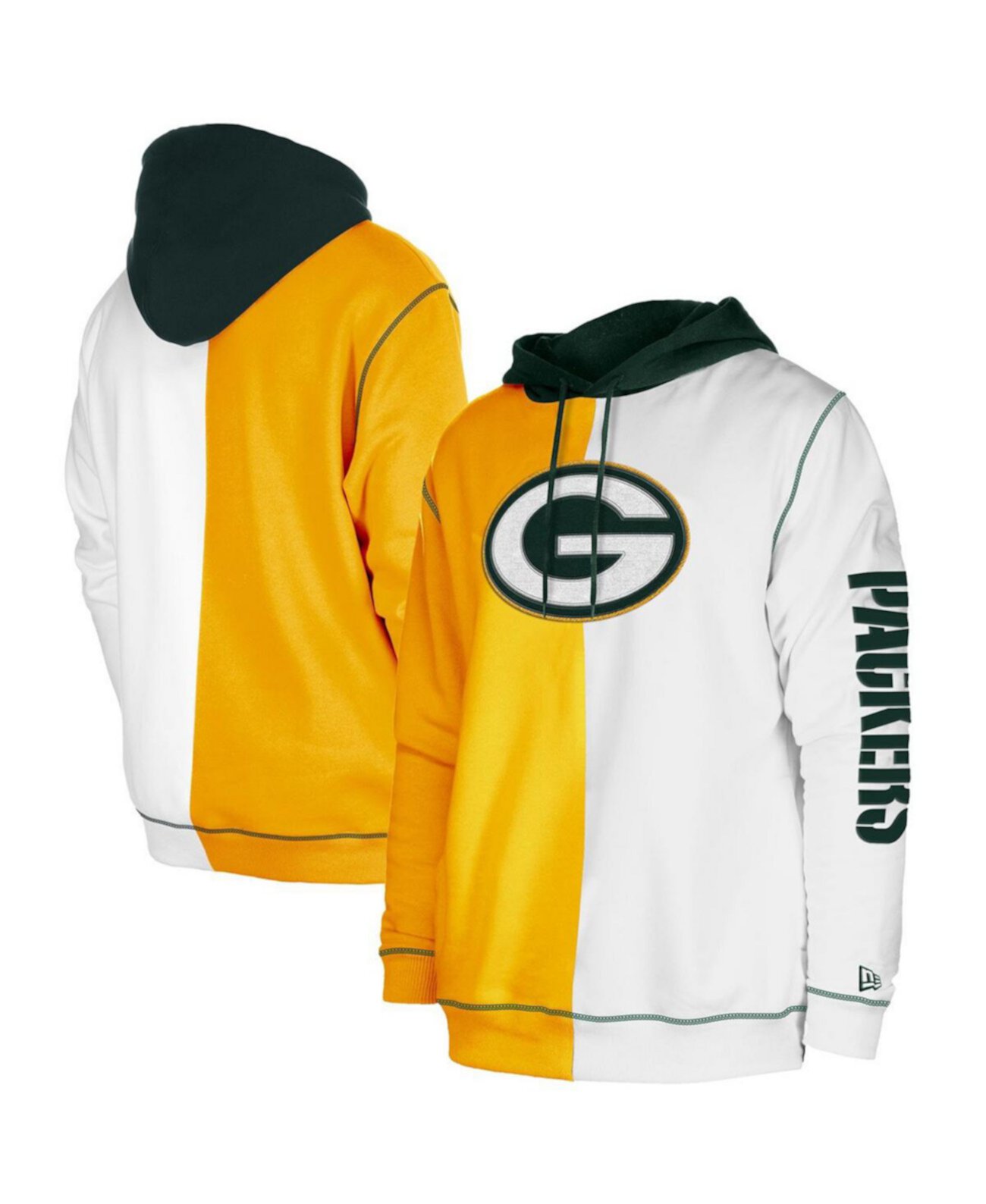 Мужской Пуловер New Era Green Bay Packers Third Down Split Raglan New Era