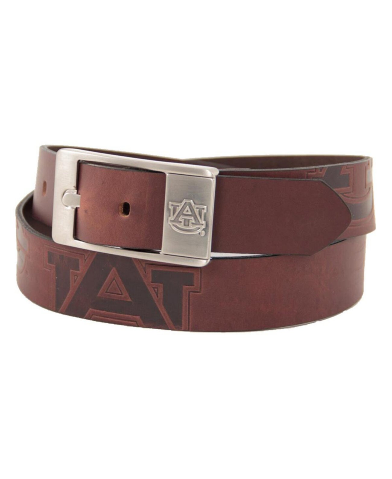 Подтяжки Eagles Wings Men's Auburn Tigers Brandish Leather Belt - Brown Eagles Wings