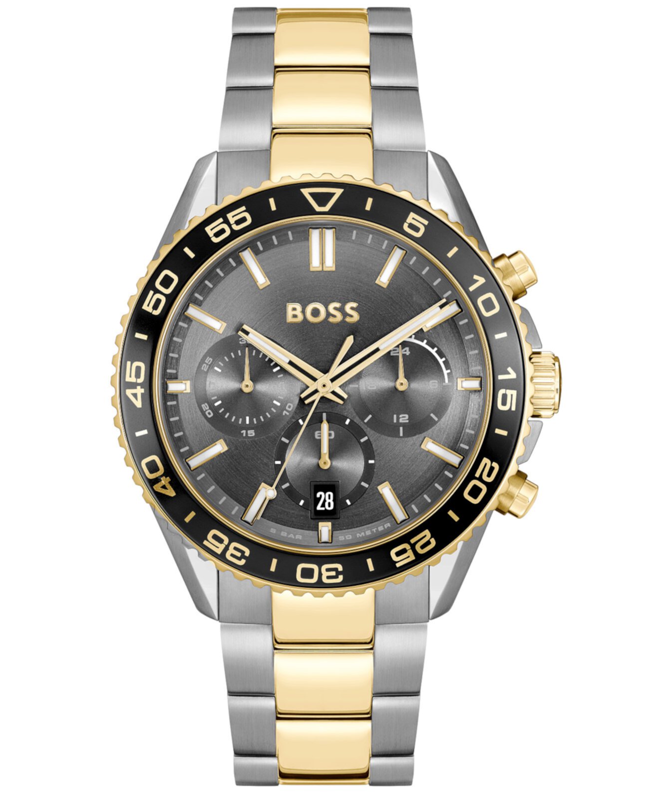 Смарт часы BOSS Men's Runner Quartz Chrono, 44mm BOSS