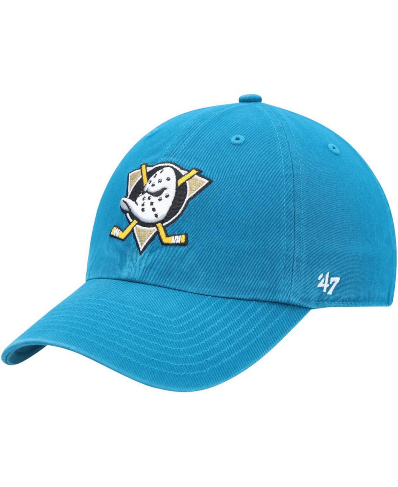 Женская бирюзовая регулируемая шапка Anaheim Ducks Clean Up '47 Brand