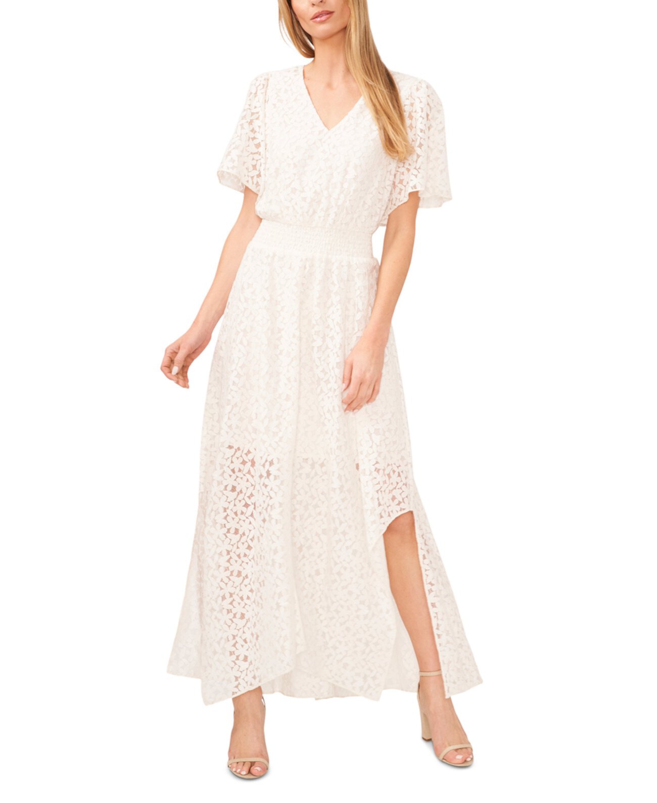 Women's Lace Batwing Sleeve Maxi Dress CeCe