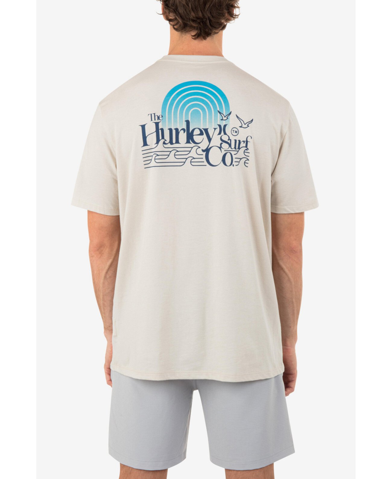 Мужская футболка Windswell с короткими рукавами на каждый день Hurley