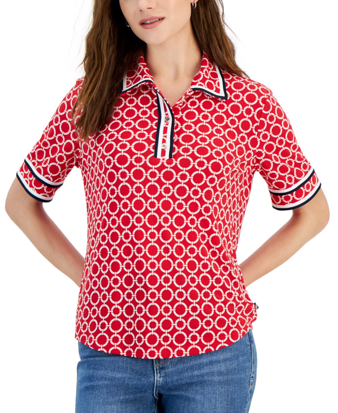 Женская футболка-поло с короткими рукавами Circle-Link Nautica Jeans
