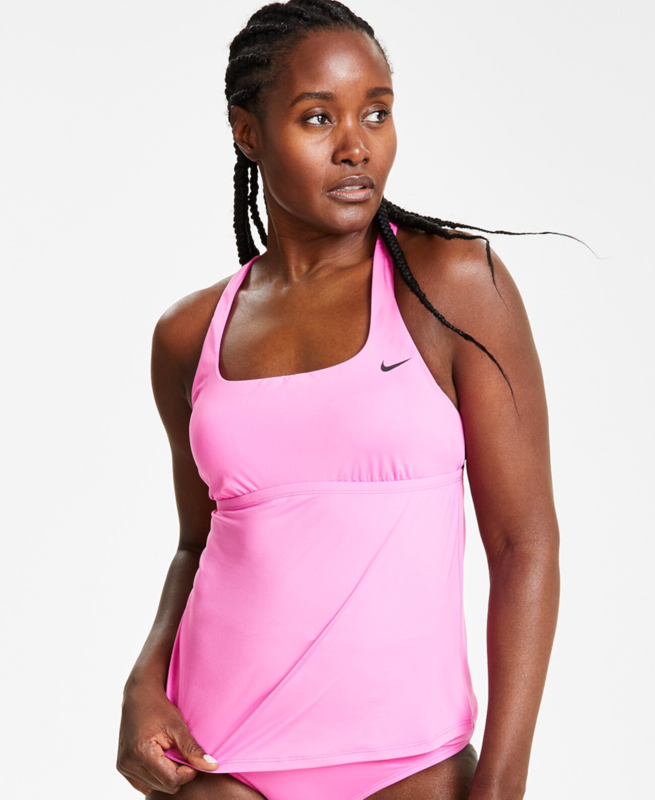 Женский Топ для плавания Nike Essential Square Neck Racerback Nike