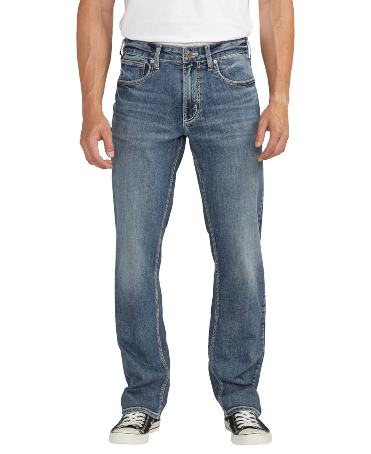 Мужские джинсы прямого кроя классического кроя Grayson Silver Jeans Co.