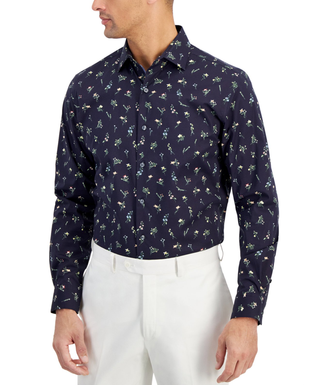Мужская классическая рубашка Spring Garden, созданная для Macy's Bar III