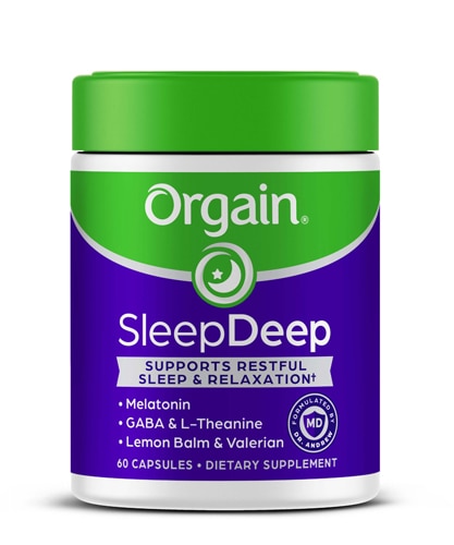 SleepDeep Supplement - 3mg Melatonin - L-Theanine & Magnesium -- 60 Capsules (Капсулы) (30-Day Supply) Orgain