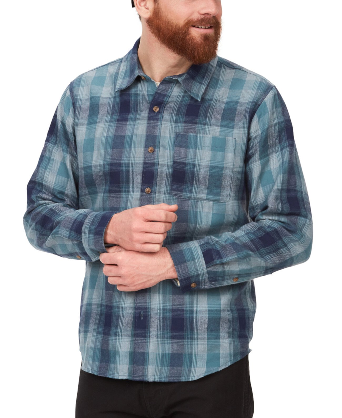 Мужская легкая фланелевая рубашка в клетку Fairfax Marmot