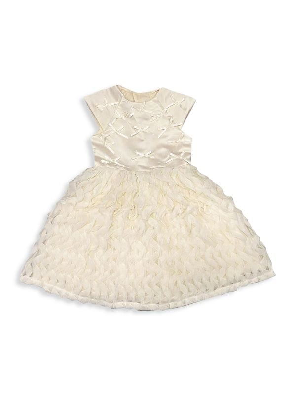 Платье-юбка с развевающимися бантиками для маленьких девочек и девочек Joe-Ella