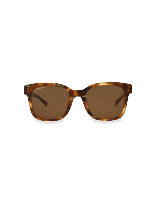 52MM Monogram Square Sunglasses Balenciaga