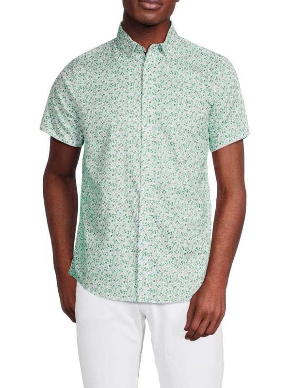 Print Short Sleeve Shirt Heritage Report Collection