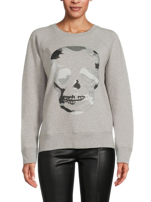 Camo Skull Sweatshirt Zadig & Voltaire