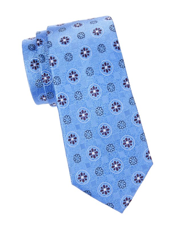 Шелковый галстук с принтом Canali