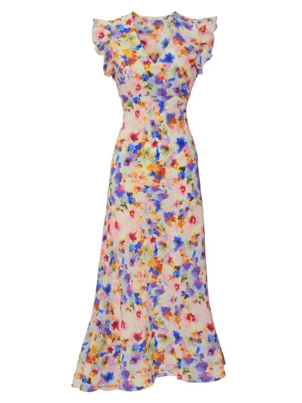 Платье миди с цветочным принтом Leighton Robert Graham