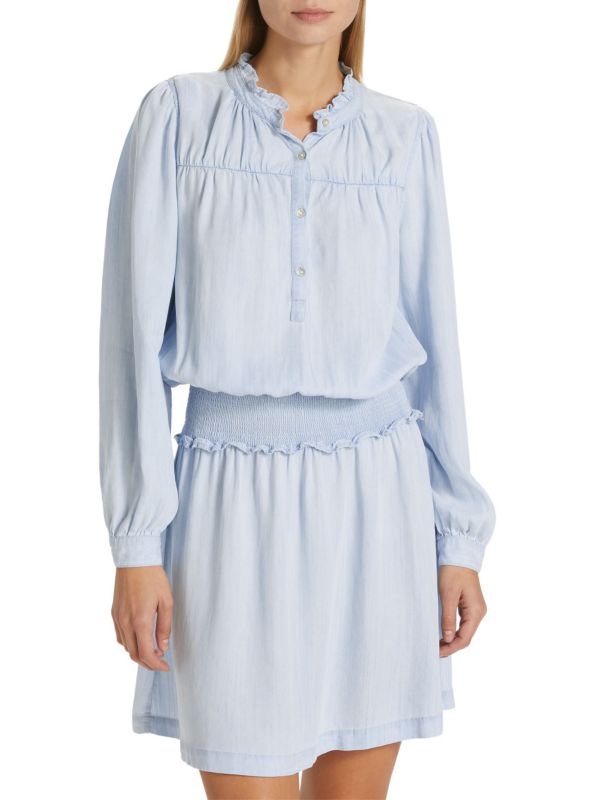 Мини-блузонное платье Shawna со сборками Rails