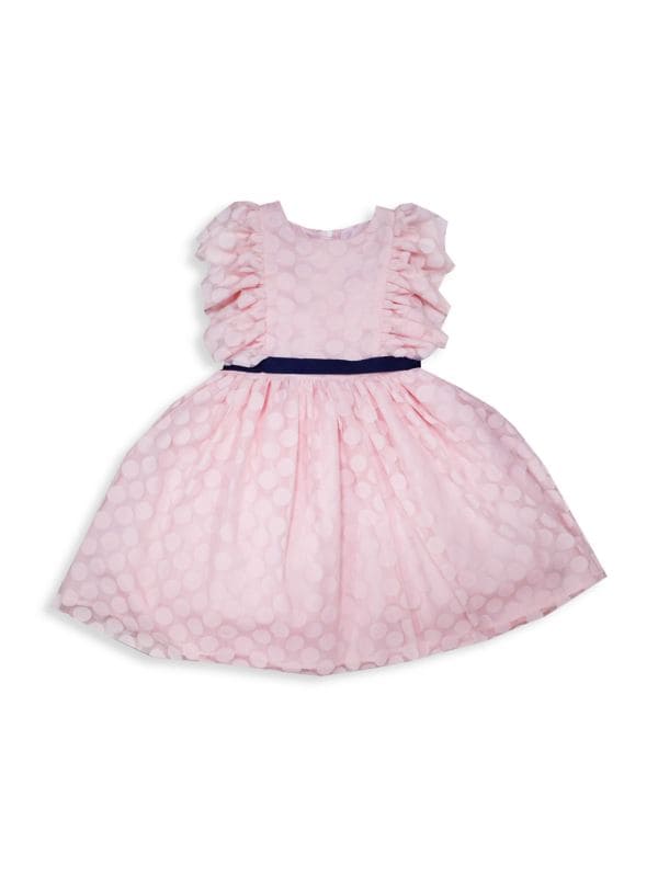 Сетчатое платье в горошек для маленьких девочек Joe-Ella
