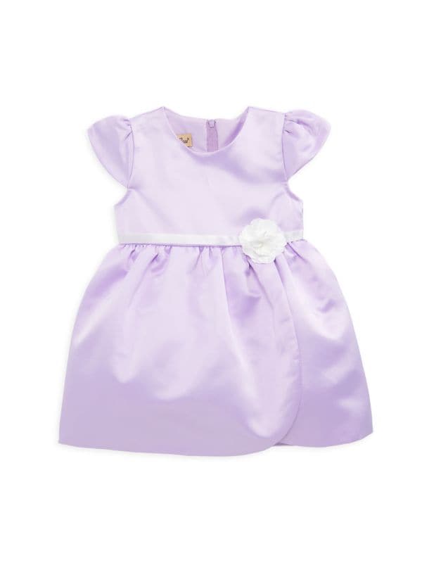 Платье с круглым вырезом для маленькой девочки Purple Rose