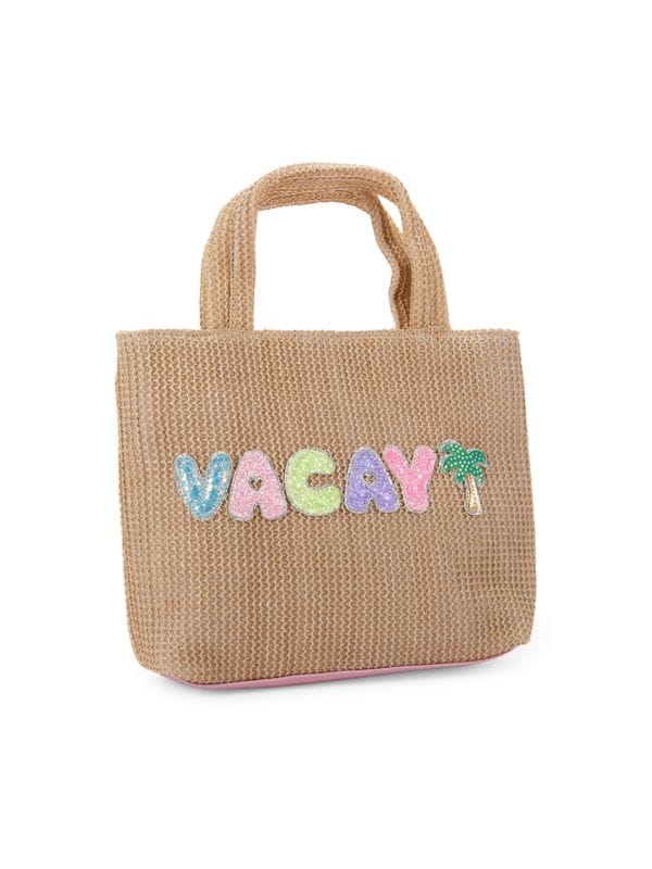 Детская сумка OMG! Accessories Kid's Embellished Woven Tote OMG! Accessories