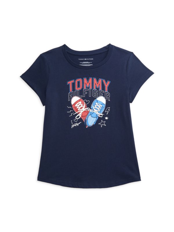 Футболка с логотипом для девочек-кроссовок Tommy Hilfiger