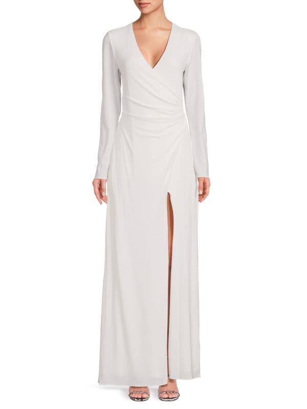 Женское Вечернее платье Halston Sydney Ruched Column Gown Halston