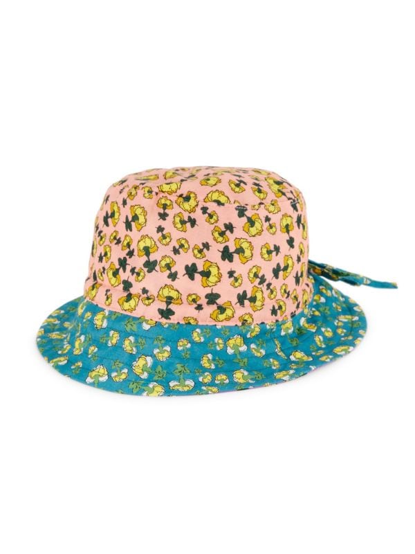 Girl's Floral Bucket Hat ZIMMERMANN