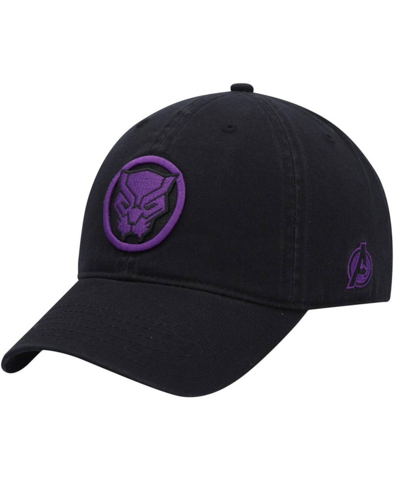 Бейсболка Marvel Men's Black Black Panther Dad Adjustable Hat Marvel