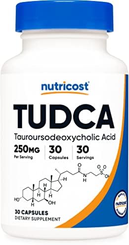 Nutricost Tudca 250mg, 30 Capsules (Tauroursodeoxycholic Acid) - Gluten Free, Non-GMO Nutricost