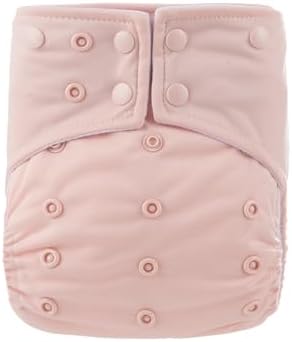 Bungies Reusable Waterproof Baby Cloth Cover Double Gussets One Size Fits 8-35lbs (Peach Cloth Diaper Cover) Bungies Diapers