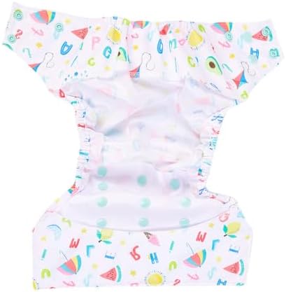 Bungies Reusable Waterproof Baby Cloth Cover Double Gussets One Size Fits 8-35lbs (Peach Cloth Diaper Cover) Bungies Diapers
