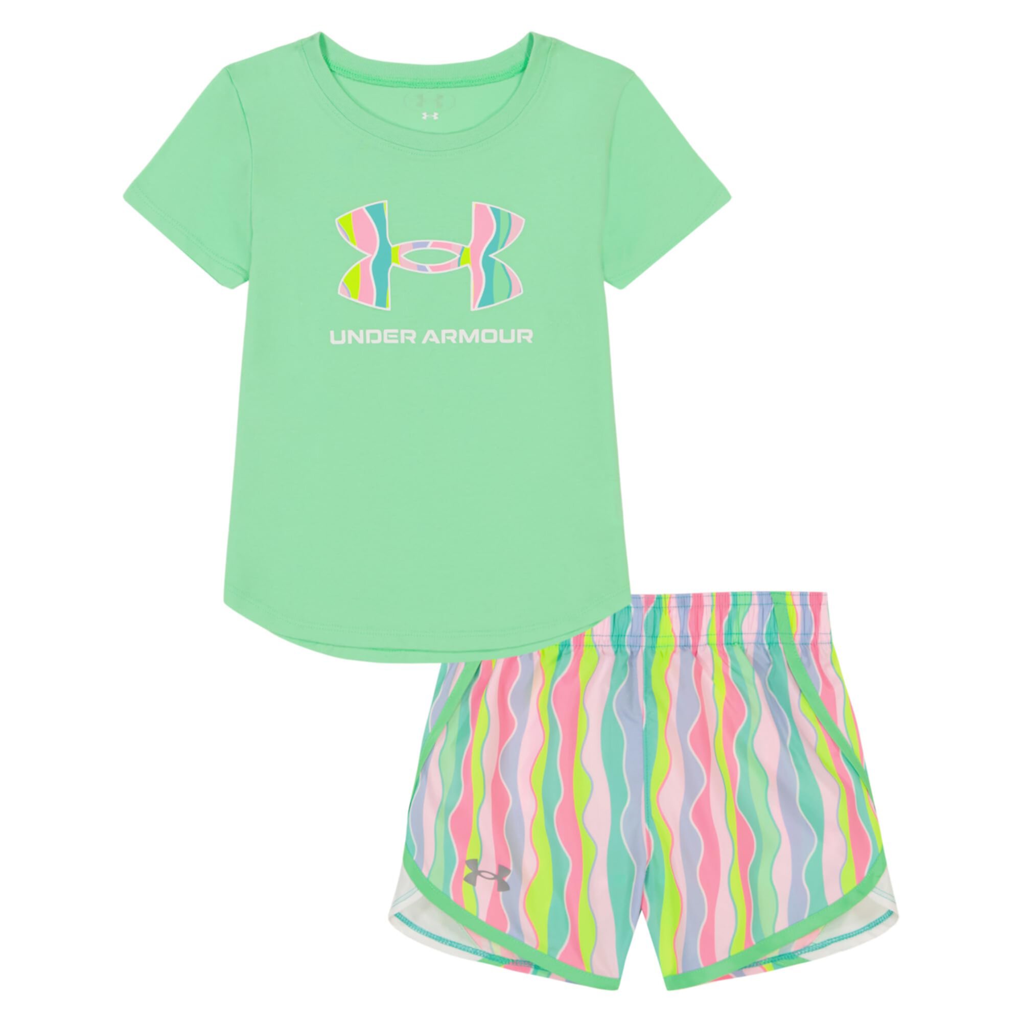 Printed Woven Short Set (Little Kid) Under Armour Kids