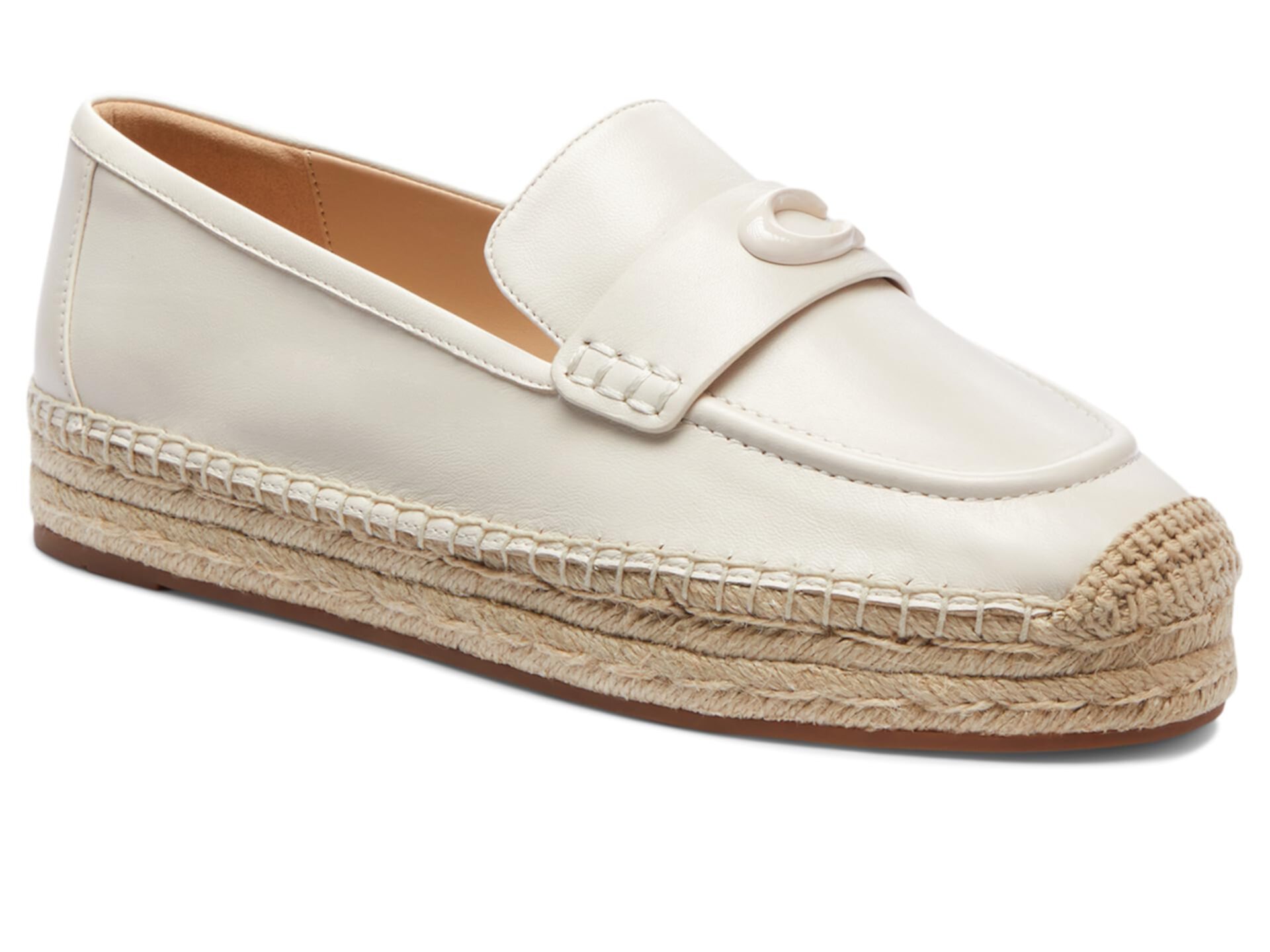 Camilla Leather Espadrille Coach