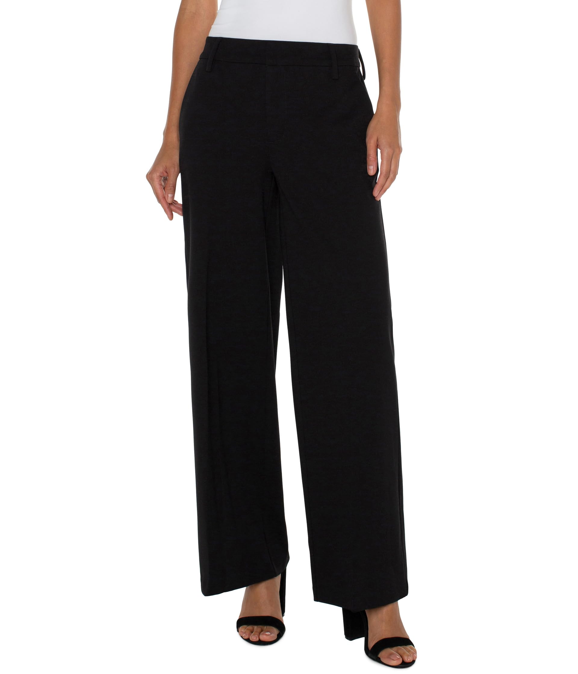 Женские Брюки Liverpool Los Angeles Kelsey Wide Leg Trouser Ponte Pant Liverpool Los Angeles