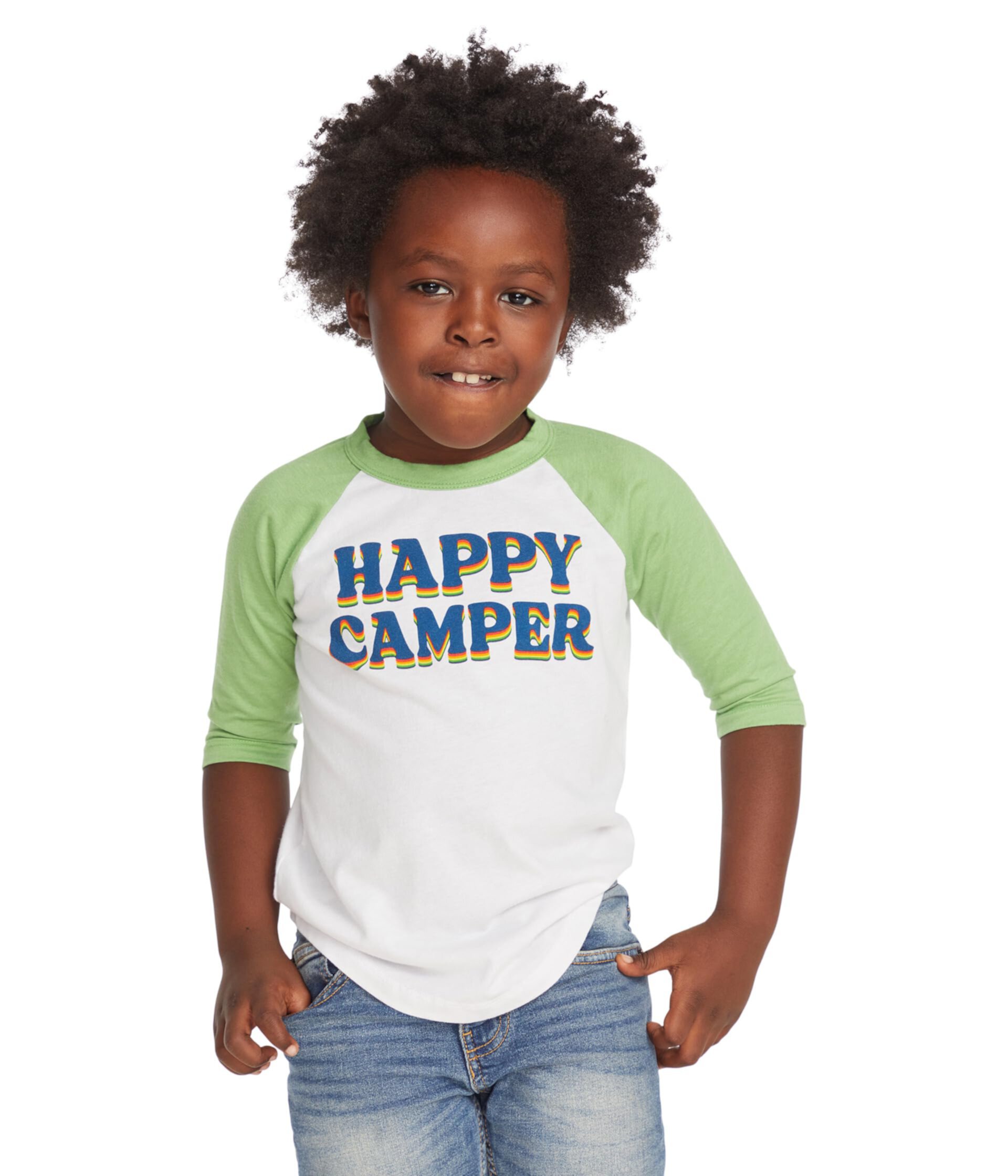 Футболка Happy Camper реглан (для больших детей) Chaser