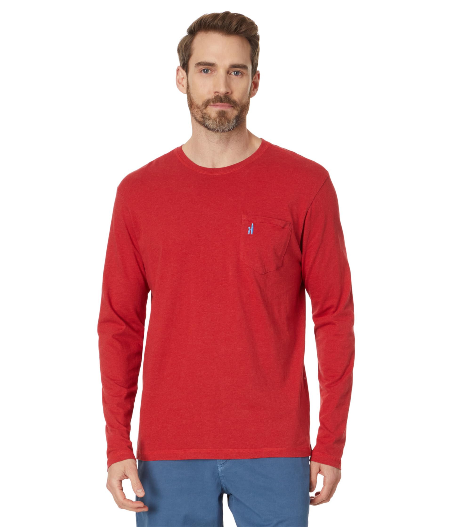 Heathered Brennan Long Sleeve T-Shirt Johnnie-O