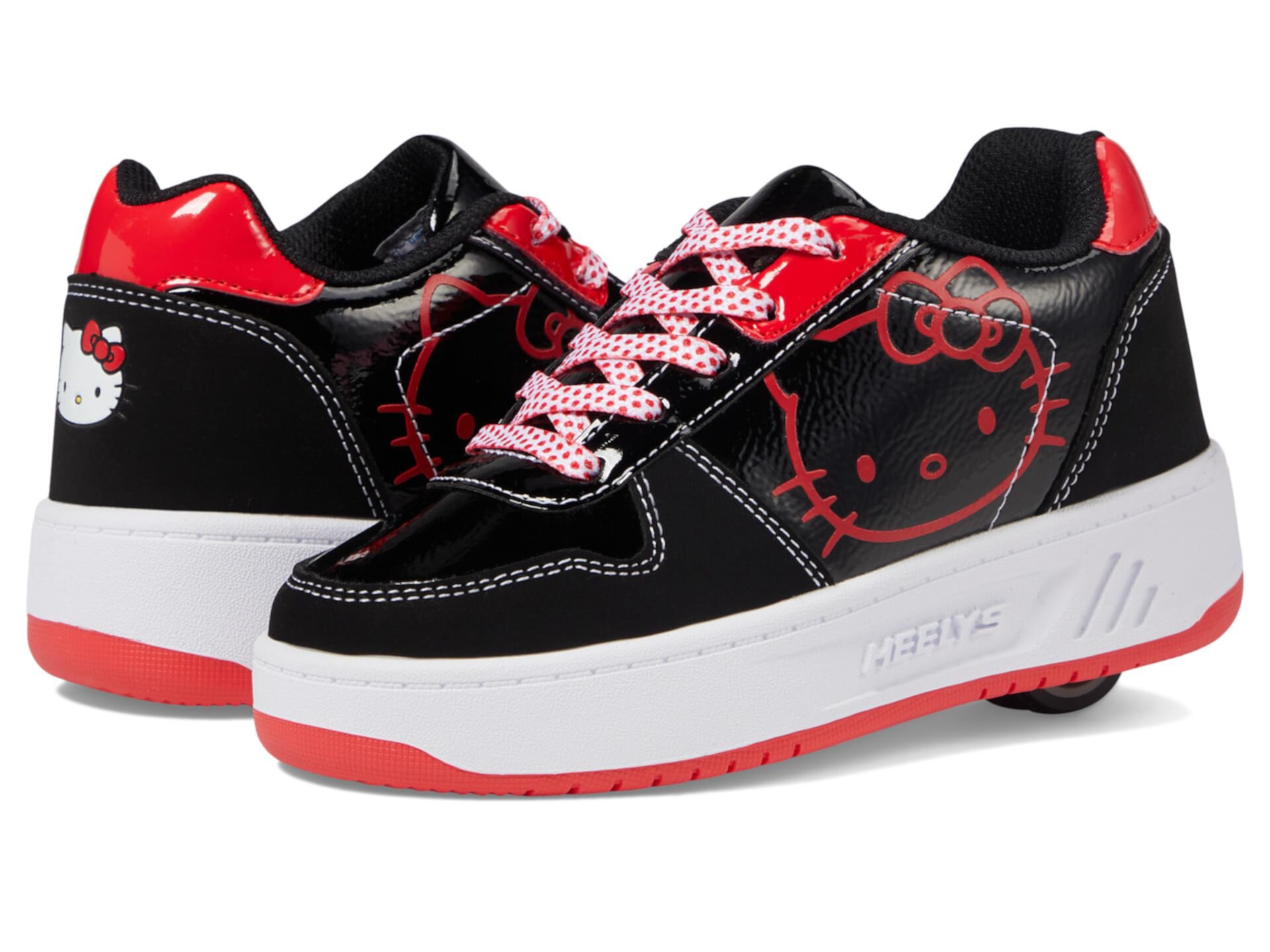 Кроссовки Heelys Hello Kitty Kama с съемными колесами, идеальные для игр и повседневной носки для детей Heelys