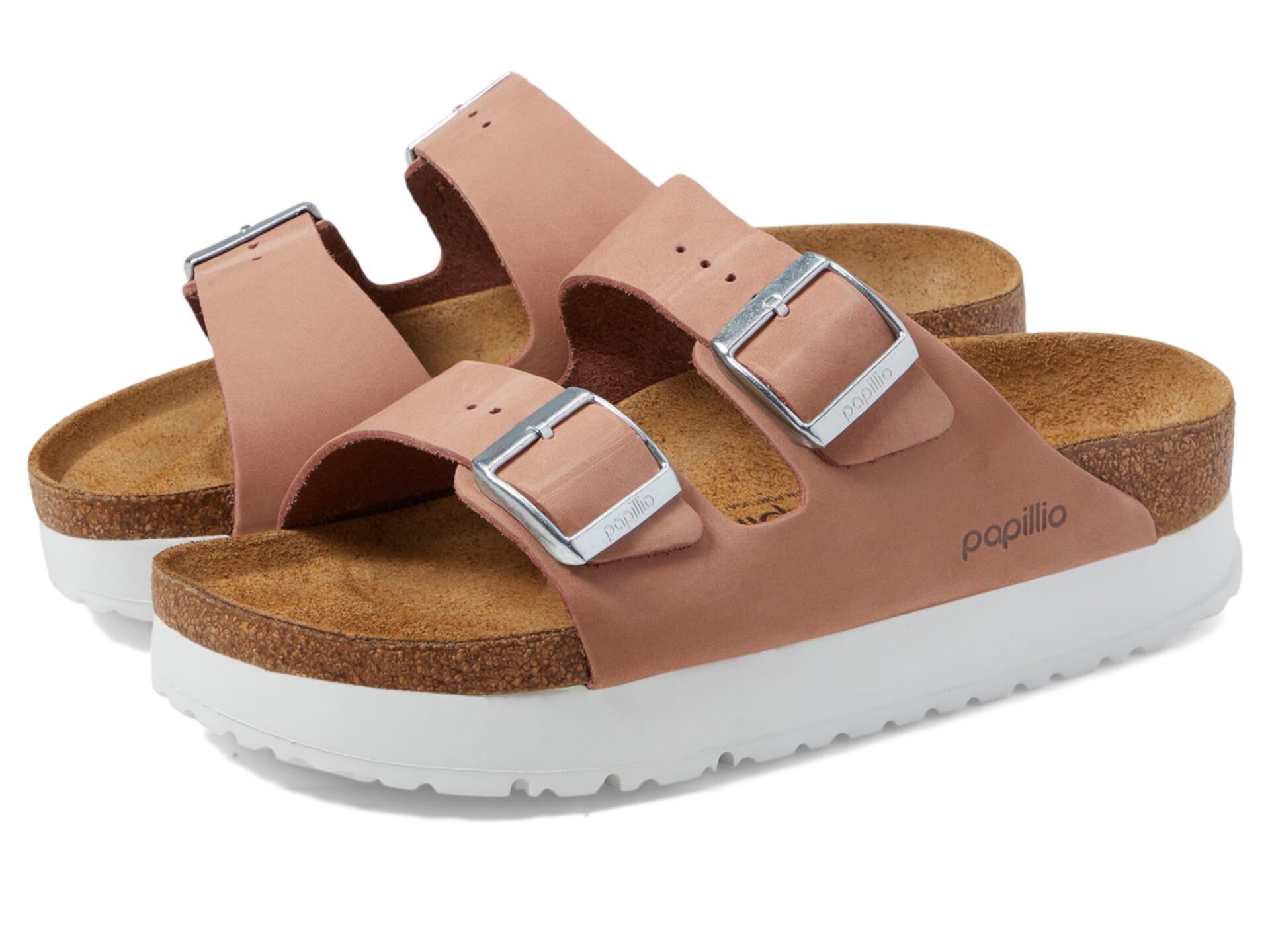 Сандалии на платформе Arizona Papillio от Birkenstock из замши с индивидуальной поддержкой Birkenstock