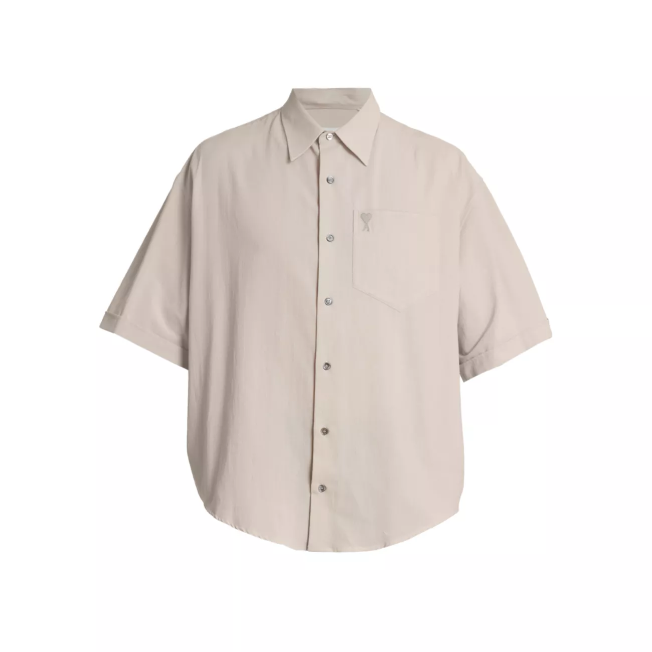 Boxy Fit Short-Sleeve Shirt AMI Paris