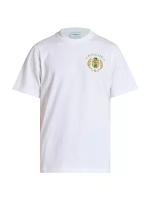Jewels of Africa Tennis Club Cotton T-Shirt Casablanca