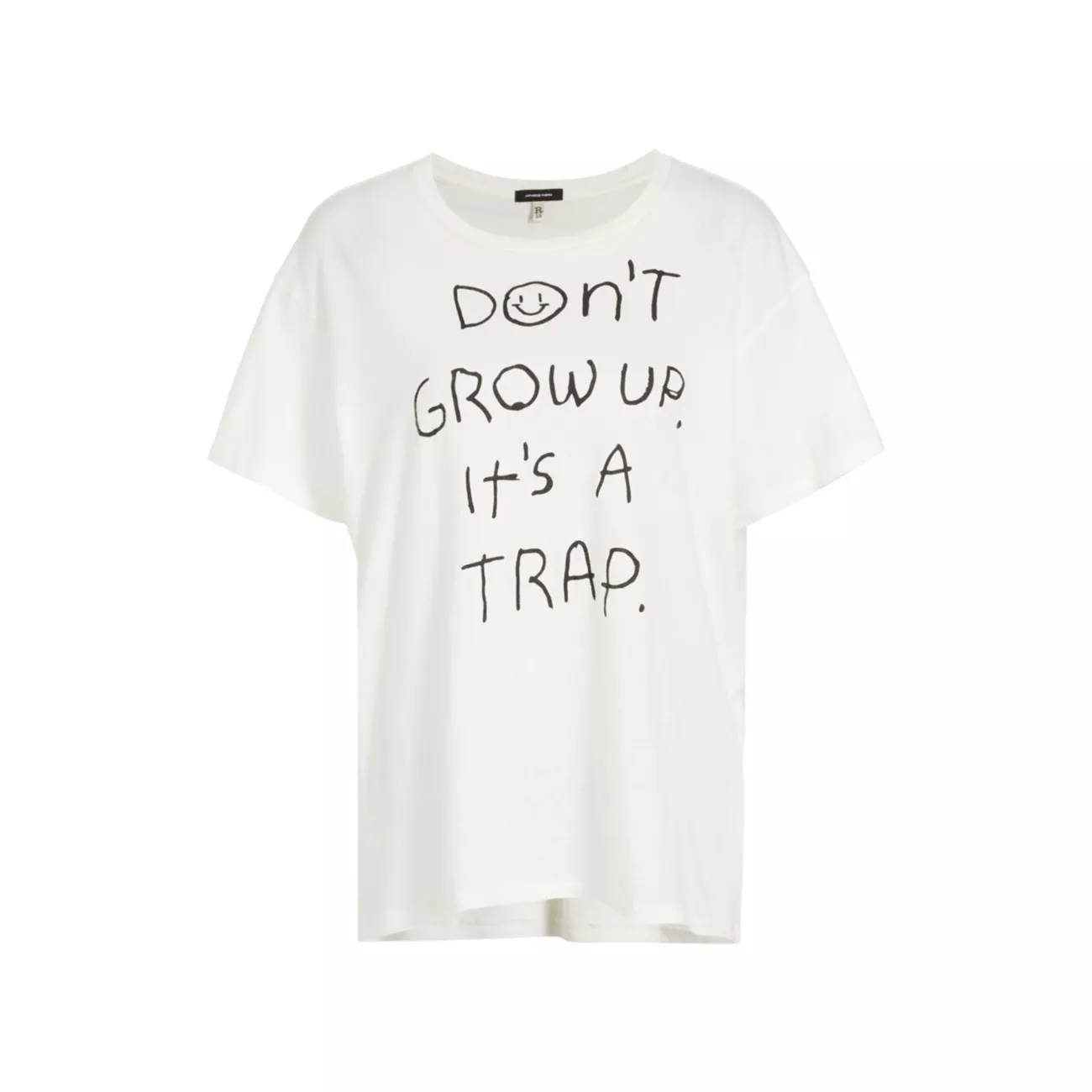 Хлопковая футболка с короткими рукавами Don't Grow Up R13