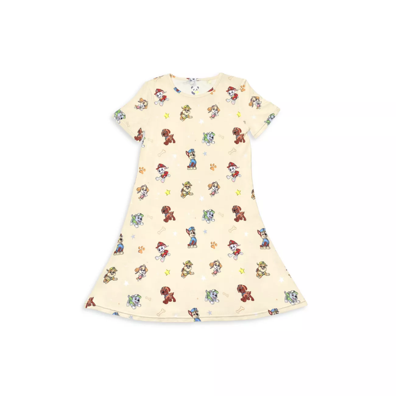 Для маленьких девочек, для маленьких девочек и для маленьких девочек; Платье с короткими рукавами Girl's Bunny Workshop Bellabu Bear