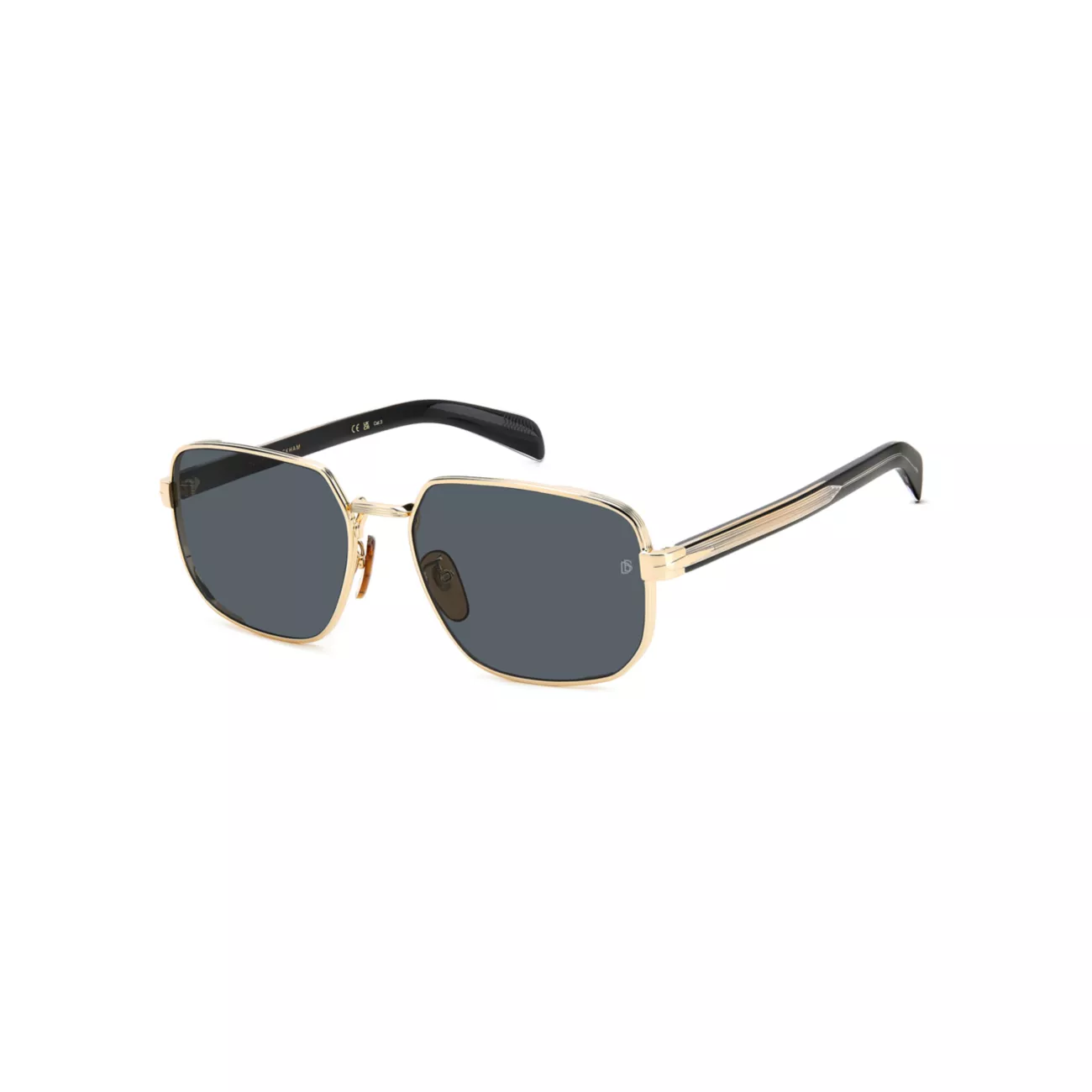 60MM Rectangular Sunglasses David Beckham